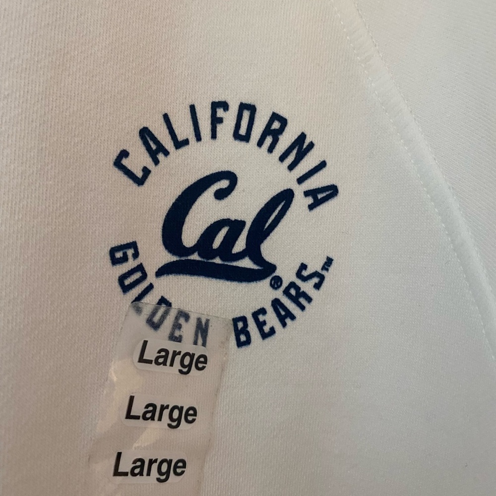 NWT UC Berkeley Cal lined quarter 1/4 zip